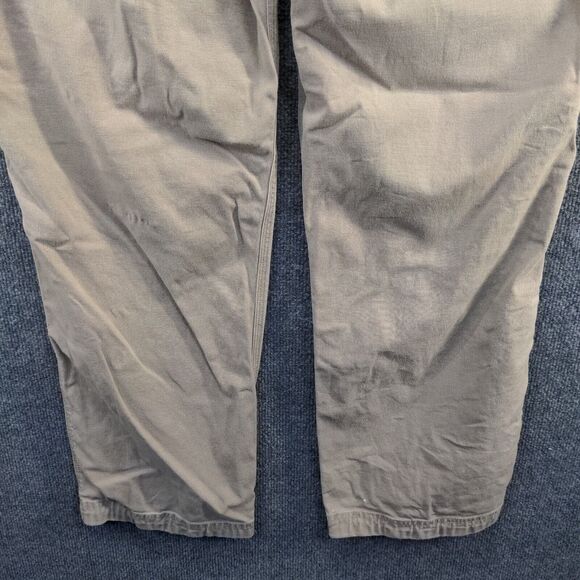 Duluth Trading Co. Men's Flex Fire Hose Cargo Pants Tan Size 36x32 Flat Front - Picture 6 of 15